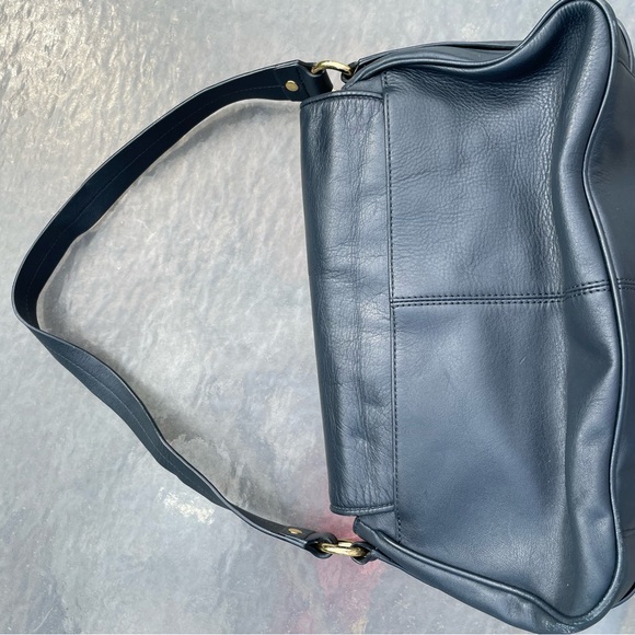 VINTAGE BLUE HANDBAG - Picture 12 of 16